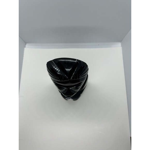 Mayan Sculpture Golden Sheen Obsidian - Picture 2 of 7